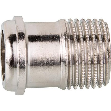 Nipple a visser R3/4", joint conique, laiton nickelé Heimeier 0121-03.010