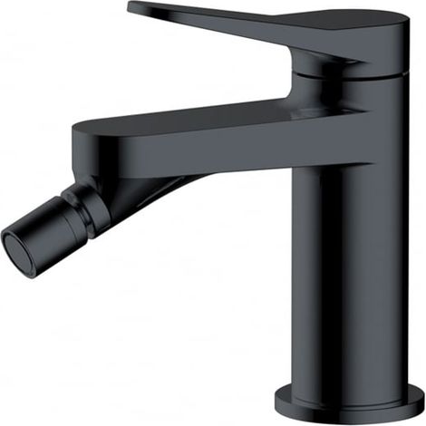 RAK Petit Round Matt Black Bidet Mixer - RAKPER3006B (1/2)