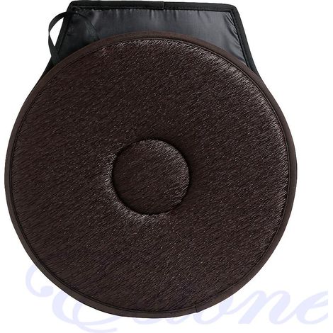 Fauteuil roulant pivotant en mousse pour siège auto, coussin d'aide à la mobilité avec mémoire de forme et pivotant pour bureau