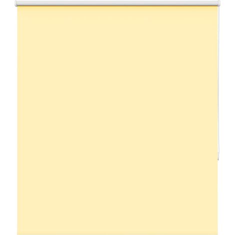 Verdunkelungsrollo Gelb 140x150cm Stoffbreite 136,6cm Polyester
