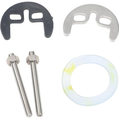 Kit fixation robinet M8, rondelle/boulon, évier/lavabo monotrou (1/5)