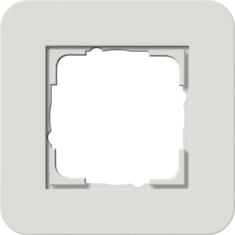 Gira Marco embellecedor 1f Gira E3 Gris claro/Antracita [0211421], 0211 421