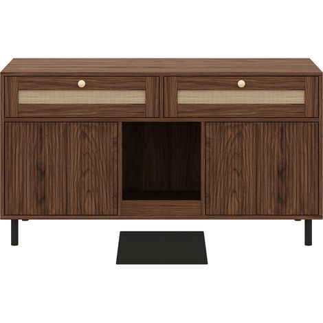 Armadio per lettiera per gatti con tappetino, MDF, noce, 120 x 50 x 65 cm, HOMVRA (1/5)