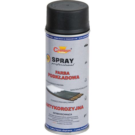 Antikorrosions-Grundierung, Sprühdose, schwarz, agtech 13016, 400 ml