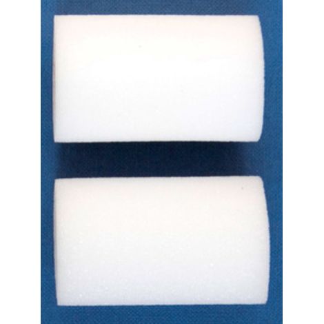 CONF. 2 RULLINI SPUGNA BIANCA  5 CM  1001-05K- ITALRULLI- 1,0 confezione