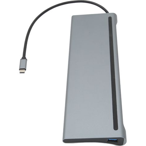 Station d'accueil USB C 12 en 1 avec Ethernet, Hub Multiport pour Ordinateur Portable