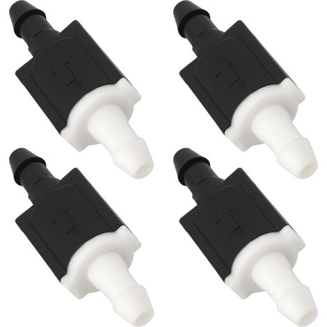 Set di 4 valvole di ritegno per lavavetri 85321-26020 8532126020 1K6863447A compatibili con Toyota 41x14mm