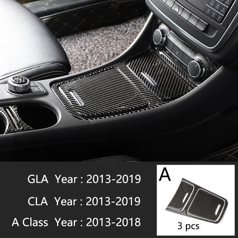 (Type A) Compatible avec Mercedes-Benz Classe A W176 GLA X156 CLA Accessoires Climatisation Console CD Panneau de garniture Style automobile (1/5)