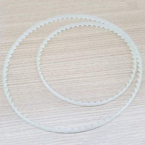 Un jeu de courroies de rechange blanches en PU pour les nettoyeurs de piscine Polaris 360/380.