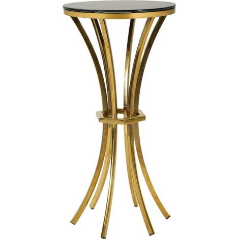 Sellette en métal et verre Shanty 40 x 81 cm 40 x 81 cm (1/4)