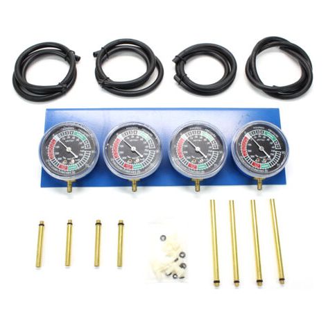 Pair - Kit de synchronisation de carburateur à 4 cylindres, jauge à vide, équilibreur de synchronisation, jauges d'équilibrage pour moto, carburateurs (1/5)