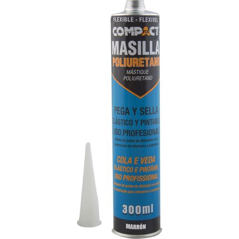 Brauner kompakter Polyurethan-Spachtel 300 ml