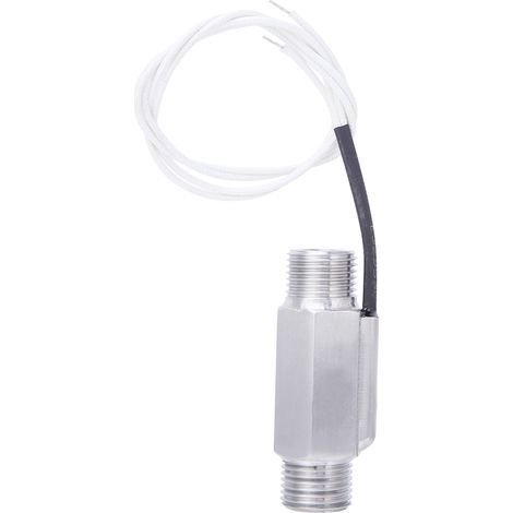 FS-03 Wasserdurchflussschalter aus Edelstahl 304, Doppelgewinde 1/2 NPT für Flüssigkeiten und Öle (1/5)