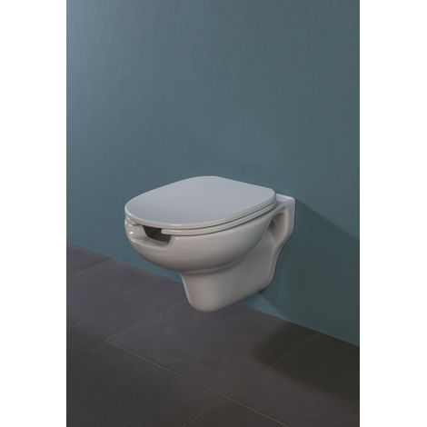 Water Confort sospeso disabili cm. 55x37,5 in ceramica bianco (1/2)