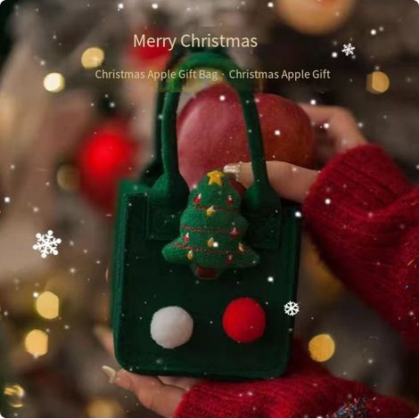 Sacs cadeaux de Noël avec cordon de serrage, lot de 2, sacs pour emballer les friandises de Noël, sacs cadeaux pour les fêtes de Noël, sacs à bonbons avec nœuds (1/2)