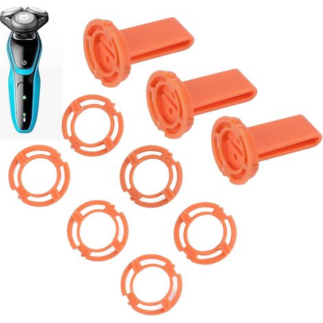 12 Pcs Shaver Head Holding Washers and Blade Holder Compatible with S9000 S8000 S7000 RQ12 Series S7370 S8860 S9031 SW9700 Replacement Accessories (1/5)