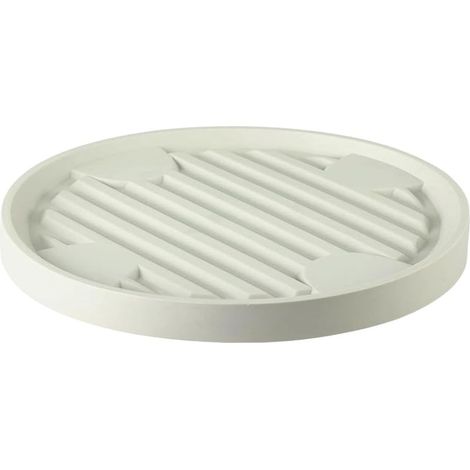 Chariot à roulettes beige pour pots de fleurs, diamètre intérieur 19.3 cm, pour intérieur et extérieur, 1 pièce (1/5)