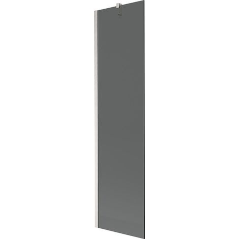 Mexen Next paratia per vasca da bagno a 1 anta 50 x 150 cm, grafite, nichel spazzolato - 895-050-000-00-40-97 (1/5)