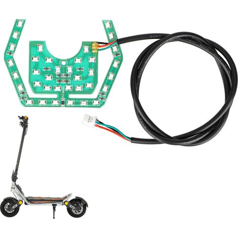 Die KuKirinA1 Front-Ambienteleuchte ist ein Ersatzteil für die vordere Ambienteleuchte des Elektrorollerrahmens.