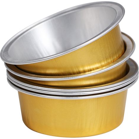 Récipient pour outil d'épilation, bol en aluminium doré, bol pour faire fondre la cire en grains (1/5)