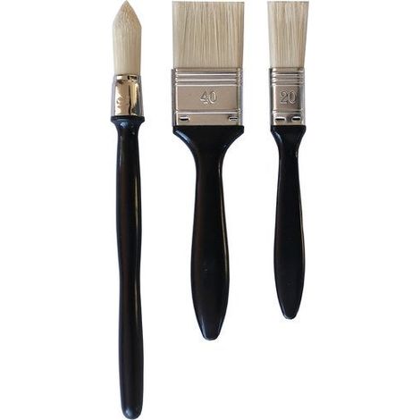 CENTRALE BRICO Lot De 3 Pinceaux Pour Peindre Toute Surface (1/2)