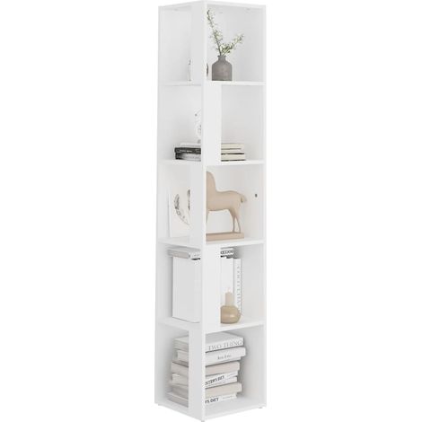 Armoire d'angle Blanc 33x33x164,5