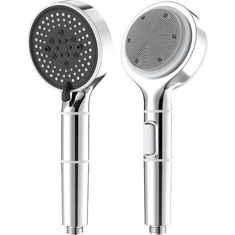 Pommeau de Douche, Pommeau Douche Anti Calcaire Économiseur d'Eau Haute Pression Filtre à Filtre Coton PP Remplaçable (1/5)