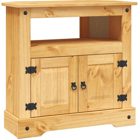 Maison Exclusive - Mesa consola Corona Range de pino mexicano 80x (1/5)