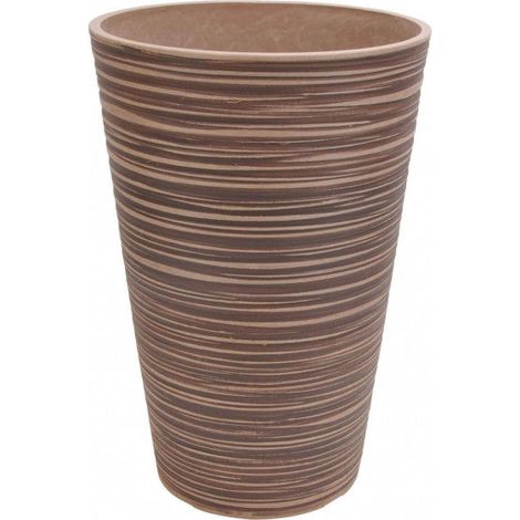 Vaso Grande Azalea Ø41x60 cm in Fibra sintetica Taupe (1/2)