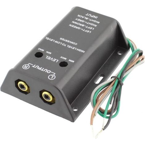 Convertisseur haut-bas T111134 pour autoradio, adaptateur de niveau de signal audio, convertisseur universel voiture