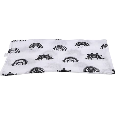 Couverture d'emmaillotage pour bébé en pur coton, jolis motifs, serviette de bain multifonctionnelle, serviette d'allaitement pour nourrisson n° 2 (1/5)