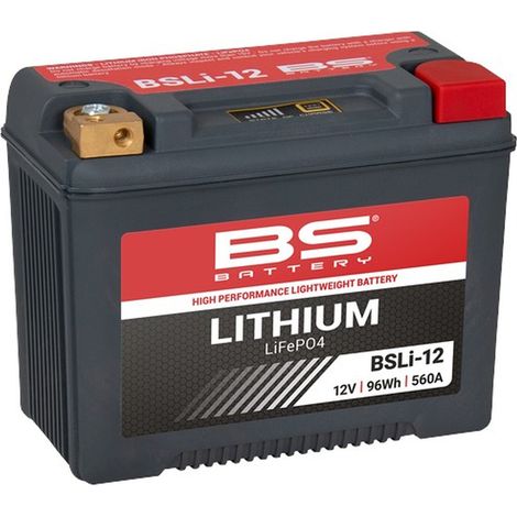 BS 2026/03 BATTERIA AGLI IONI DI LITIO CON INDICATORE DI CARICA LIFEPO4 BSLI-12 (165X86X130) (12.8V,560A,96WH,8AH) (YTX30LYTX30HLYTX30L-BSYTX30L-BSYB30L-BY60-N30L-A12N24-3A) (4)