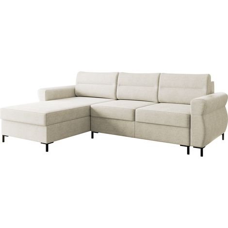 Sofá rinconero Stonecrest 103, Sierra 741, Función de descanso, Almacenaje, 258x170x92cm, 0