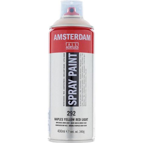 Bombe de peinture Amsterdam 400 ml jaune naples rouge clair (1/3)