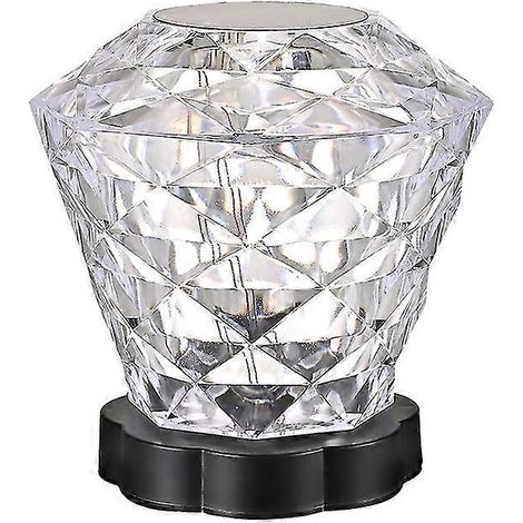 Lampe Rose Crystal à commande tactile 16 couleurs RVB (1/5)