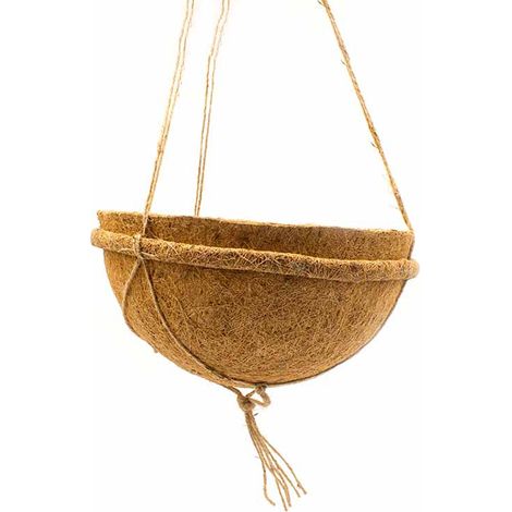 Hanging Baskets - Fibre/Latex/Jute - L30 x W30 cm