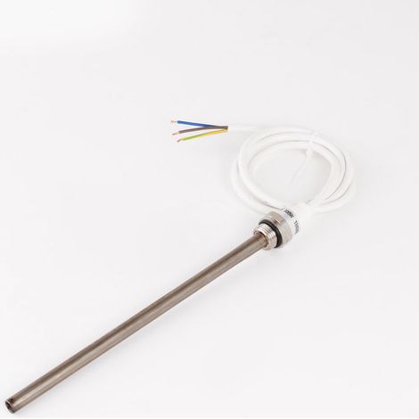 500w PTC Towel Rail Electric Heating Element, Chrome white Towel Radiators 240v