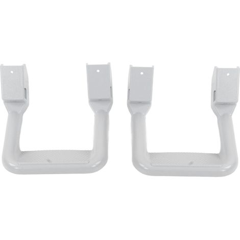 Lot de 2 marchepieds latéraux en alliage d'aluminium pour pick-up Chevrolet Avalanche 2002-2013 (argenté) (1/5)