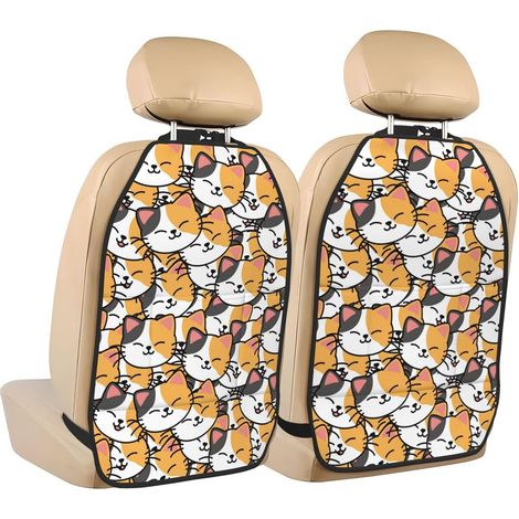 Lot de 2 tapis protection pour siège arrière voiture - Tendance (1/5)