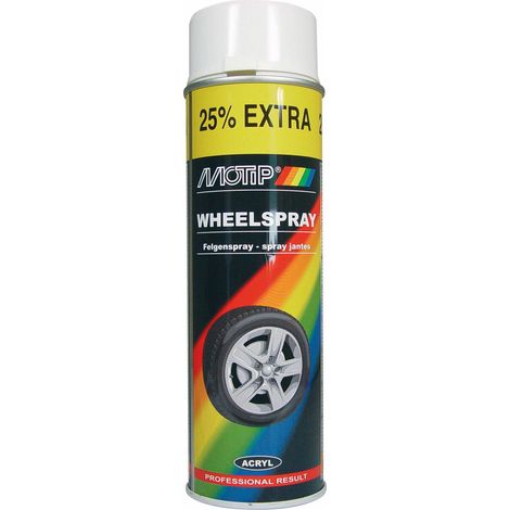 Felgenlack weiß 500ml MOTIP BLANC 04003