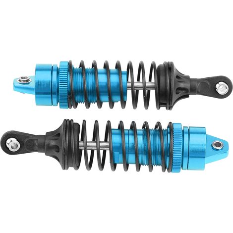 2 Stück RC 100mm Stoßdämpfer vorne für Traxxax Slash 4x4 1/10 Auto (Blau ohne Feder) (1/5)