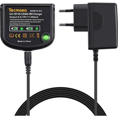 9.6V-18V Chargeur pour NI-MH/NI-CD Batteries 9.6V 12V 14.4V 18V, pour HPB12 HPB14 HBP18 (Pas pour Batterie Li-ION) (1/5)
