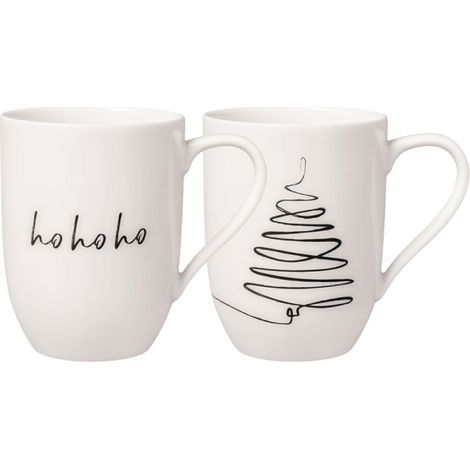 Juego de 2 tazas con diseño de árbol de Navidad de Villeroy & Boch (1/5)