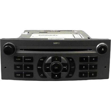 [PRODUIT D'OCCASION] Autoradio PEUGEOT 407 Sw Phase 1 2004-2008 ♻️ Ref Oe. 657475 - Garantie à vie (1/5)
