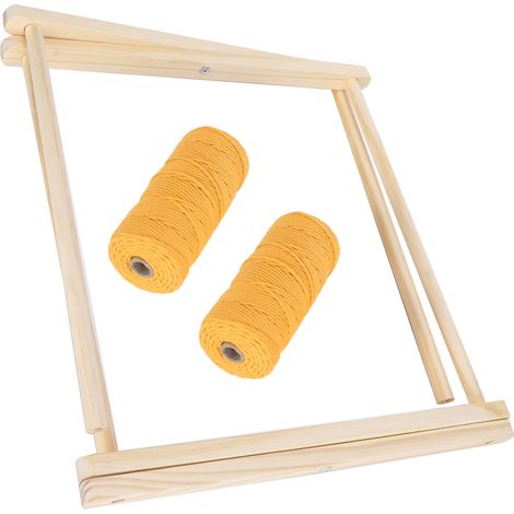 Porte-revues bohème, panier de rangement pour livres, support à poser soi-même, décoration intérieure, corde de 6 mm x 100 mètres. (1/5)