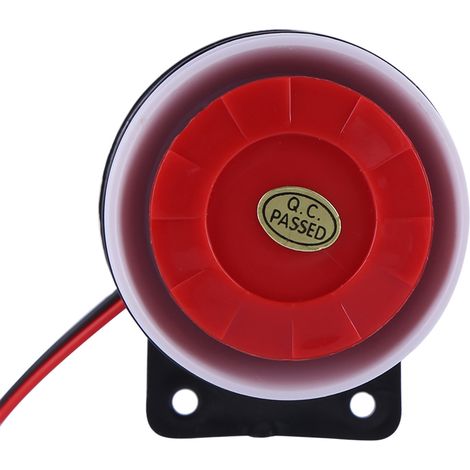 12-V-DC-Mini-Alarmhorn mit Kabelanschluss für die Heimsicherheit, 110 dB Alarmsystem (1/5)