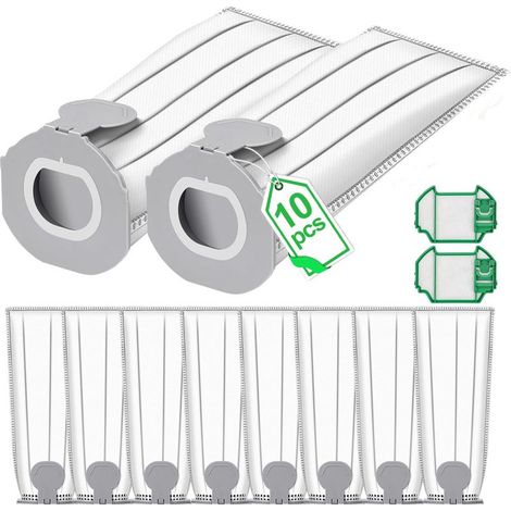 Passend für Vorwerk VK7 FP7 Staubsauger-Staubbeutel, Vorwerk VK7 FP7 Staubbeutel-Filterkern, Filter-Staubbeutel 10+Filter 2 (1/5)