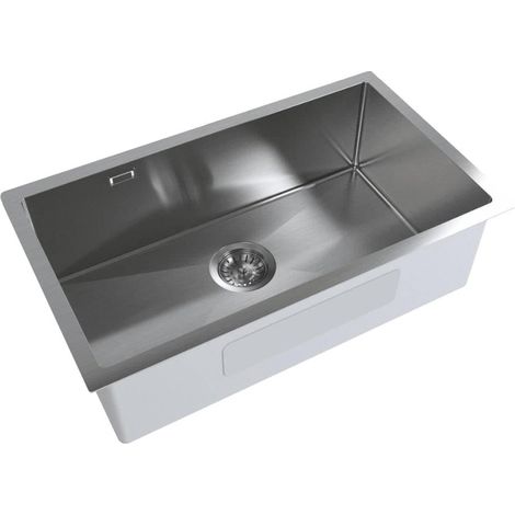 Swiss Aqua Technologies Aurum Lavello in acciaio inox, 68x45x21 cm, metallo (SATSINK6845BGMU)