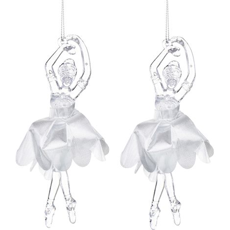 Anhänger-Set mit 2 Ballerinas, 14,5 x 7 x 2,5 cm (1/5)