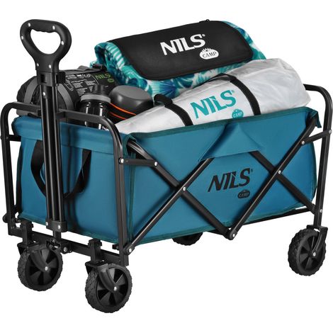 Faltbarer Touristentrolley, 70 l, türkis, 600D PVC